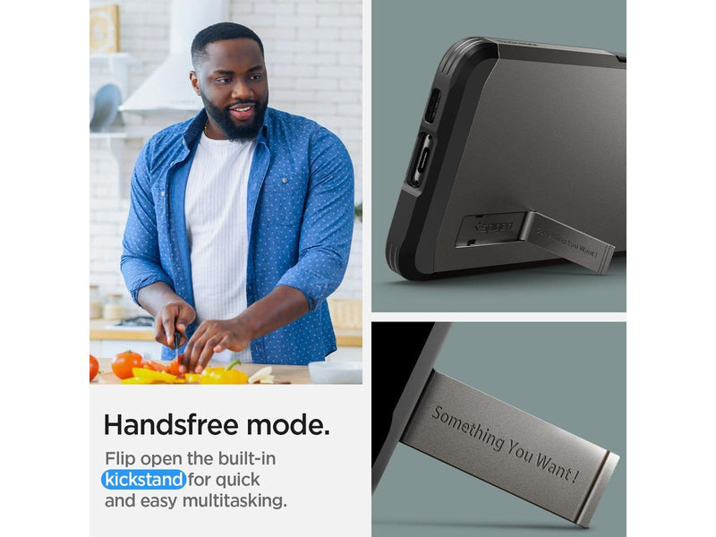 Spigen Tough Armor - gunmetal - Samsung Galaxy S23