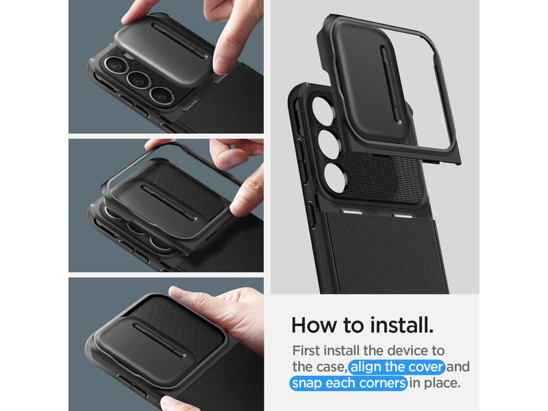 Spigen Optik Armor - black - Samsung Galaxy S23