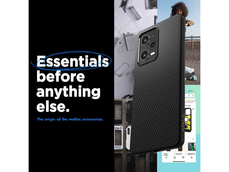 Spigen Liquid Air - black - Xiaomi Redmi Note 12 Pro 5G/POCO X5 Pro 5G