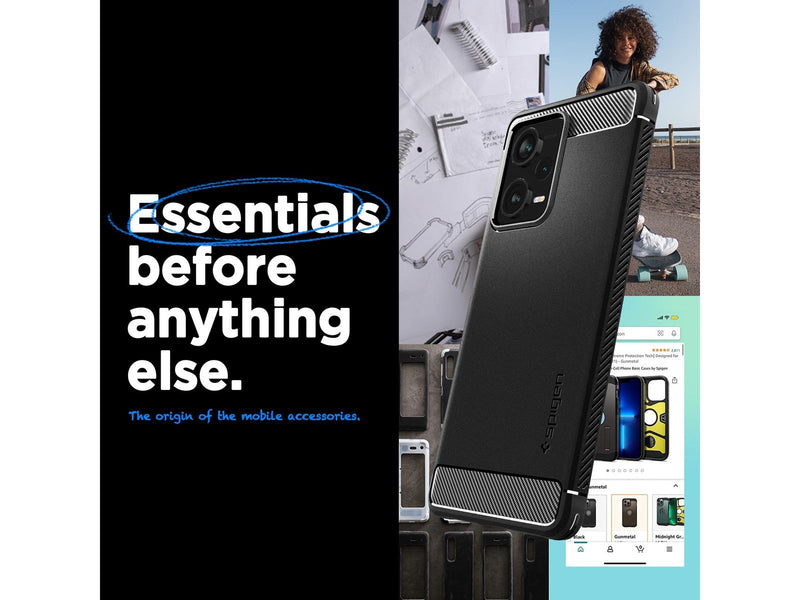 Spigen Rugged Armor - black - Xiaomi Redmi Note 12 Pro+ 5G