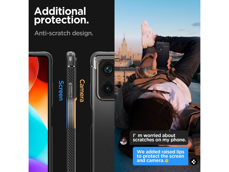 Spigen Rugged Armor - black - Xiaomi Redmi Note 12 Pro+ 5G