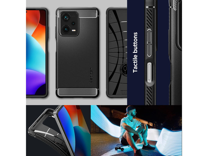 Spigen Rugged Armor - black - Xiaomi Redmi Note 12 Pro+ 5G