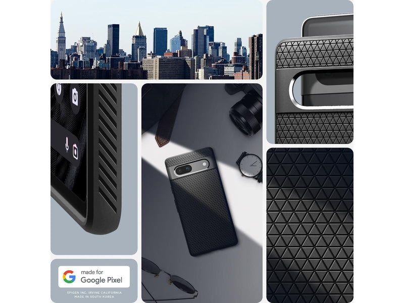 Spigen Liquid Air - black - Google Pixel 7a