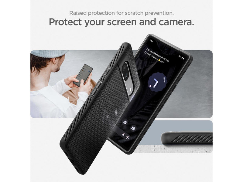 Spigen Liquid Air - black - Google Pixel 7a