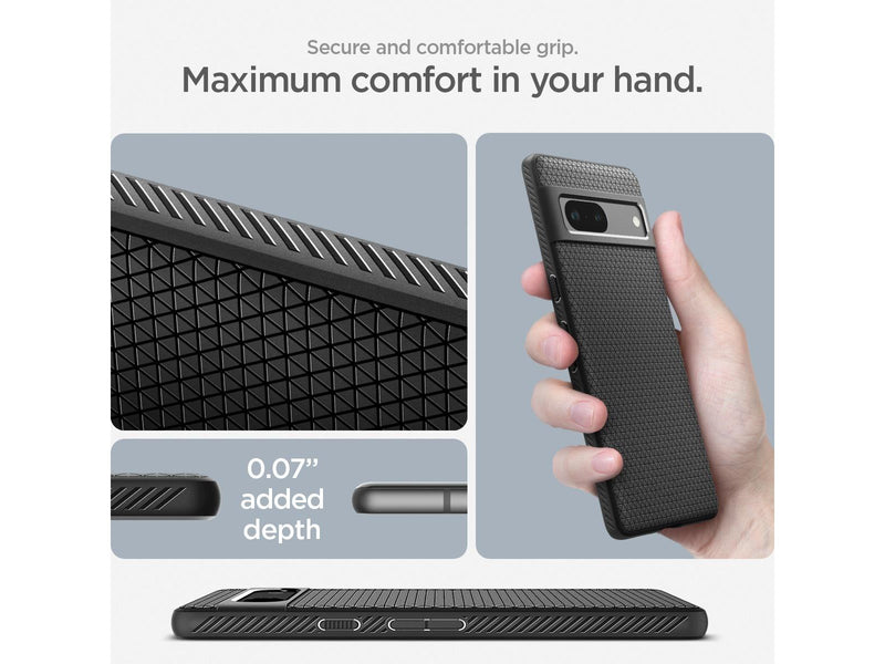 Spigen Liquid Air - black - Google Pixel 7a