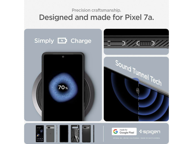 Spigen Liquid Air - black - Google Pixel 7a