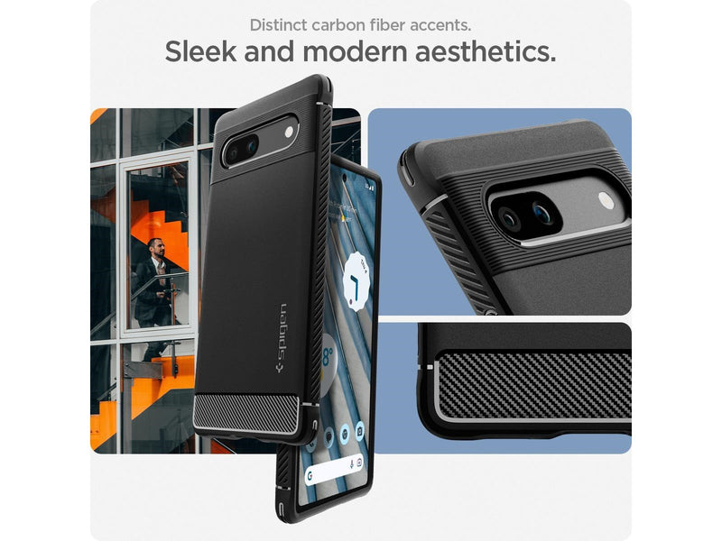 Spigen Rugged Armor - black - Google Pixel 7a