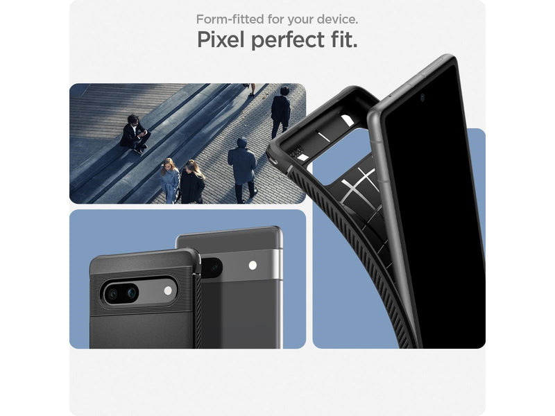 Spigen Rugged Armor - black - Google Pixel 7a