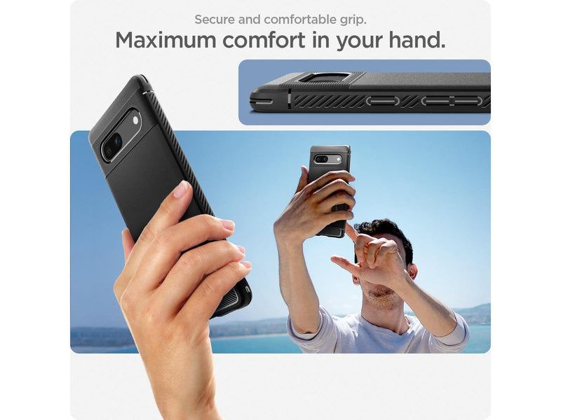Spigen Rugged Armor - black - Google Pixel 7a