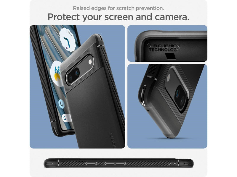 Spigen Rugged Armor - black - Google Pixel 7a