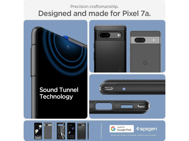 Spigen Rugged Armor - black - Google Pixel 7a