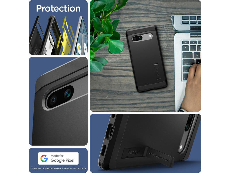 Spigen Tough Armor - black - Google Pixel 7a