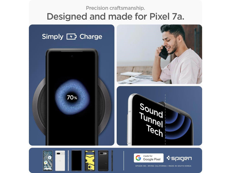 Spigen Tough Armor - metal slate - Google Pixel 7a