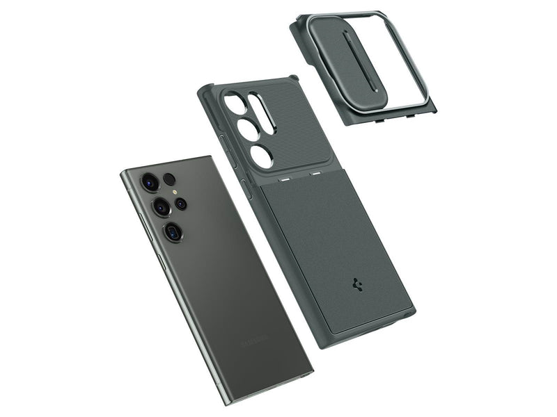 Spigen Optik Armor - abyss green - Samsung Galaxy S23 Ultra