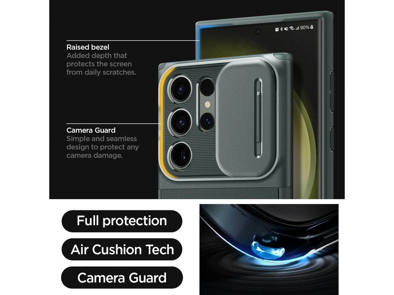 Spigen Optik Armor - abyss green - Samsung Galaxy S23 Ultra