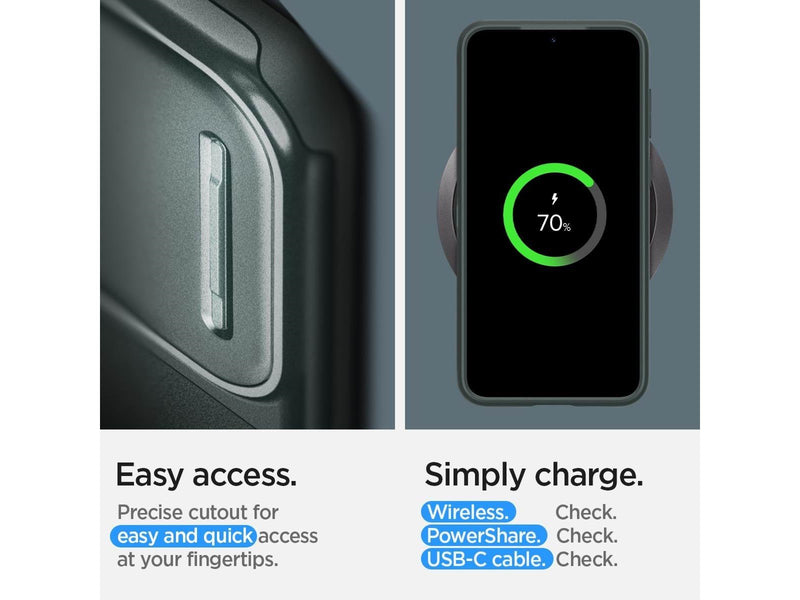 Spigen Optik Armor - abyss green - Samsung Galaxy S23