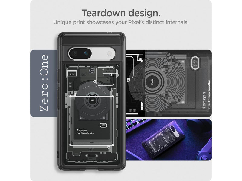 Spigen Ultra Hybrid - zero one - Google Pixel 7a