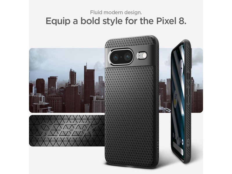 Spigen Liquid Air - matte black - Google Pixel 8
