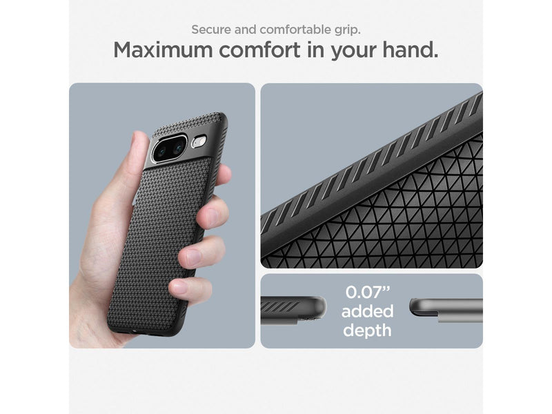 Spigen Liquid Air - matte black - Google Pixel 8