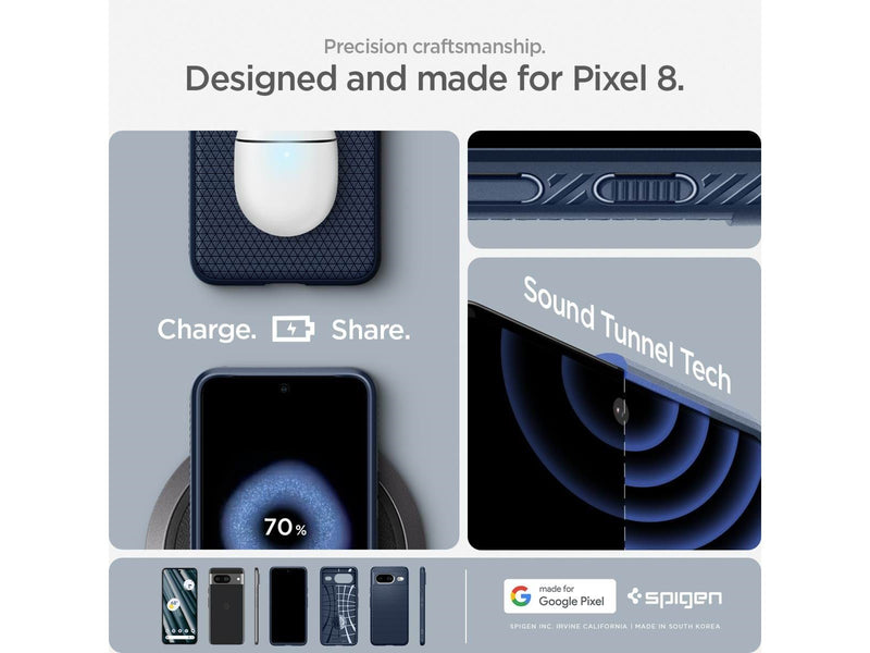Spigen Liquid Air - navy blue - Google Pixel 8