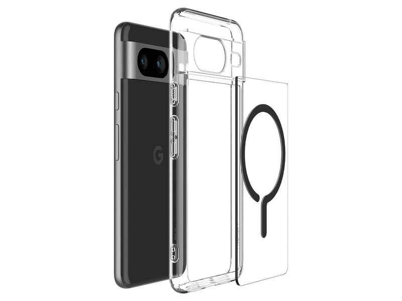 Spigen Ultra Hybrid OneTap Metal Ring MagSafe - black - Google Pixel 8