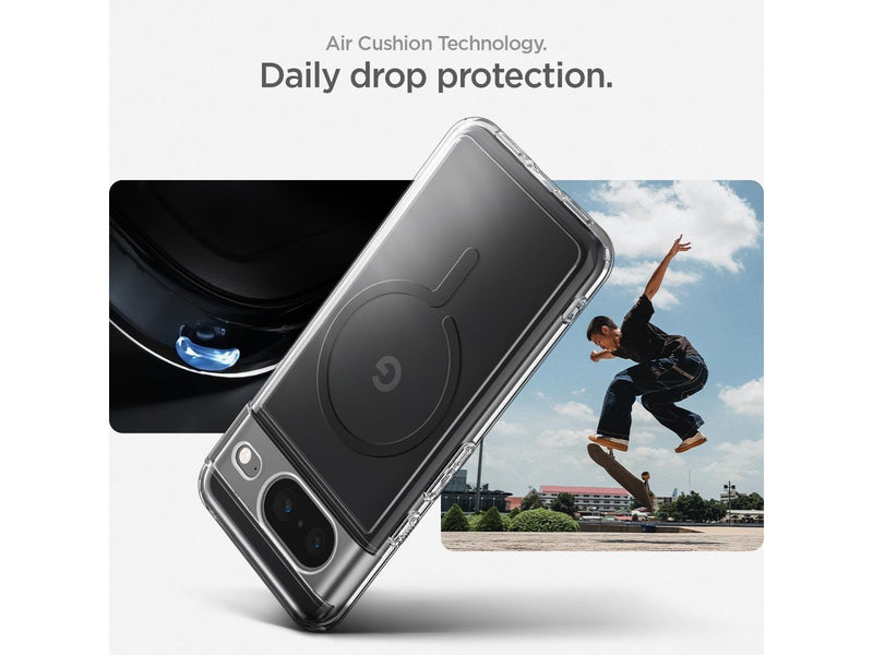 Spigen Ultra Hybrid OneTap Metal Ring MagSafe - black - Google Pixel 8