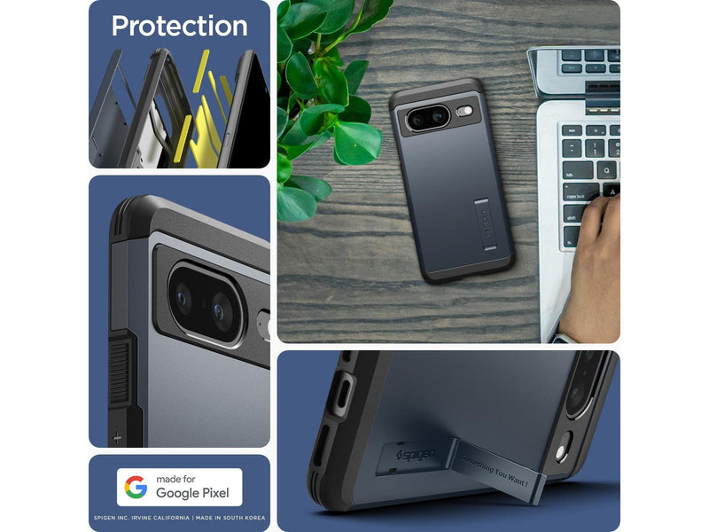 Spigen Tough Armor - metal slate - Google Pixel 8