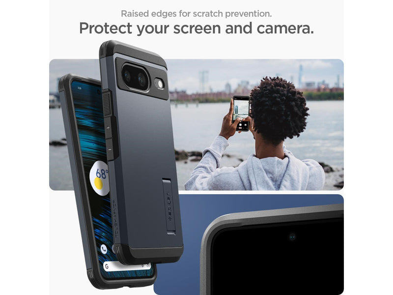 Spigen Tough Armor - metal slate - Google Pixel 8
