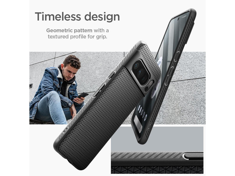 Spigen Liquid Air - matte black - Google Pixel 8 Pro