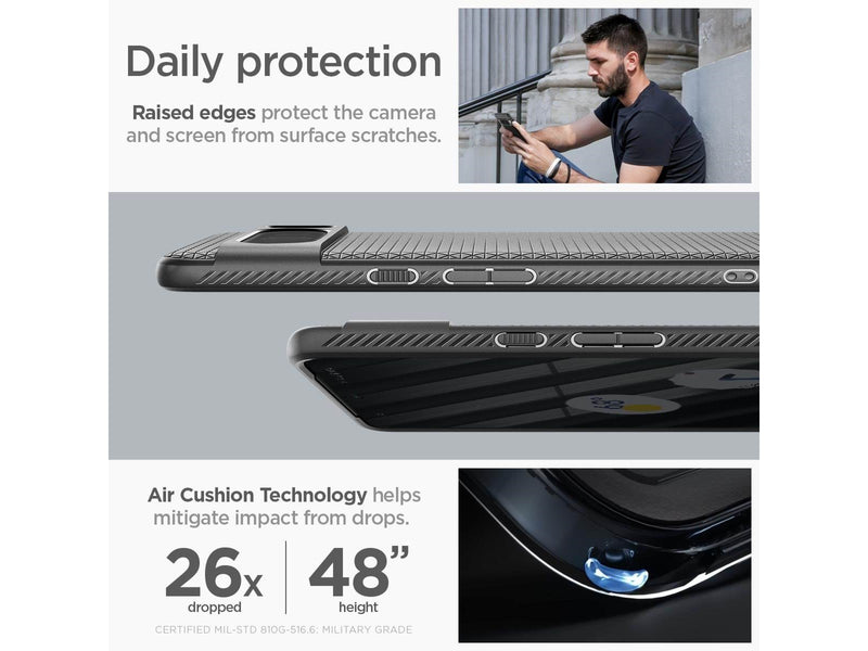 Spigen Liquid Air - matte black - Google Pixel 8 Pro
