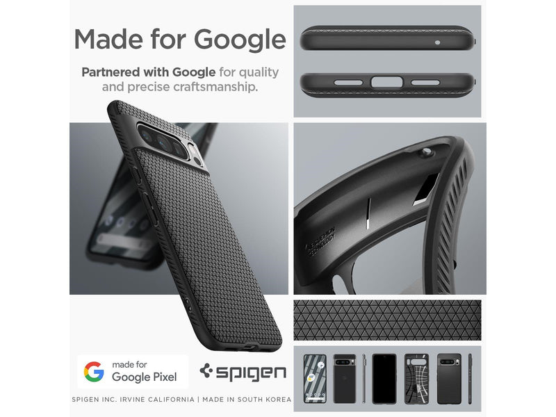 Spigen Liquid Air - matte black - Google Pixel 8 Pro