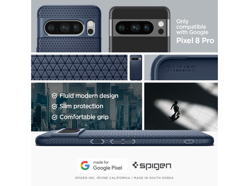 Spigen Liquid Air - navy blue - Google Pixel 8 Pro