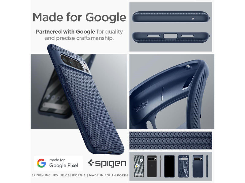 Spigen Liquid Air - navy blue - Google Pixel 8 Pro