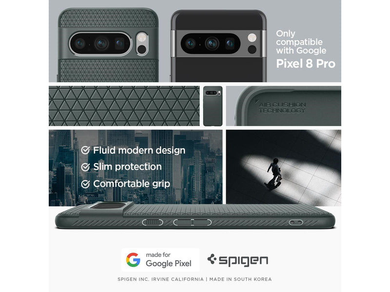 Spigen Liquid Air - abyss green - Google Pixel 8 Pro