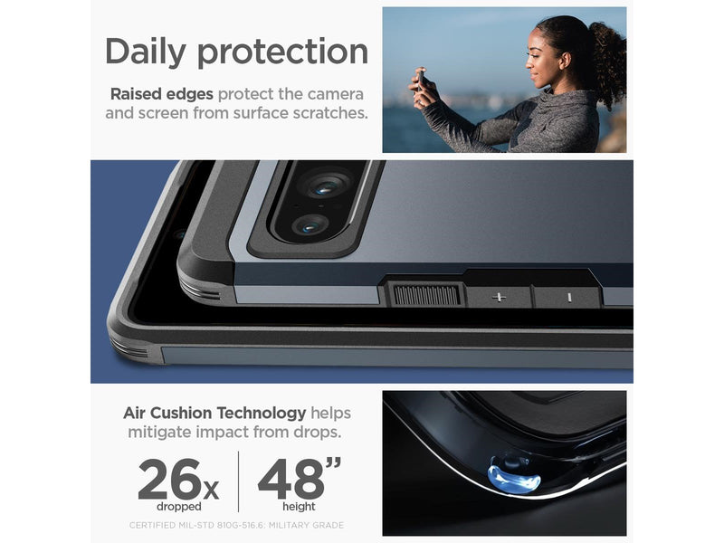 Spigen Tough Armor - metal slate - Google Pixel 8 Pro