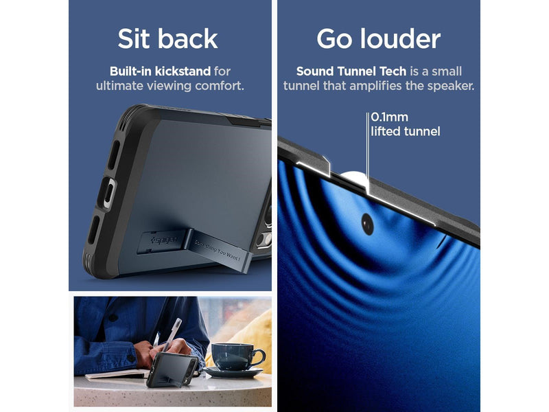 Spigen Tough Armor - metal slate - Google Pixel 8 Pro