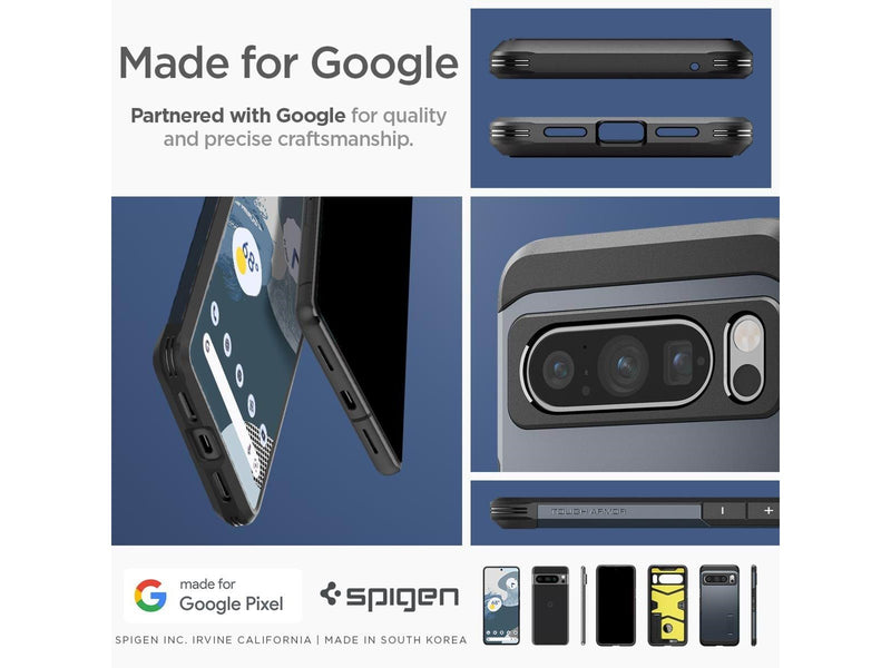 Spigen Tough Armor - metal slate - Google Pixel 8 Pro