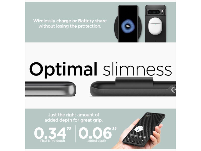 Spigen Thin Fit - black - Google Pixel 8 Pro