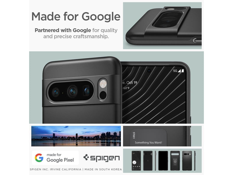 Spigen Thin Fit - black - Google Pixel 8 Pro