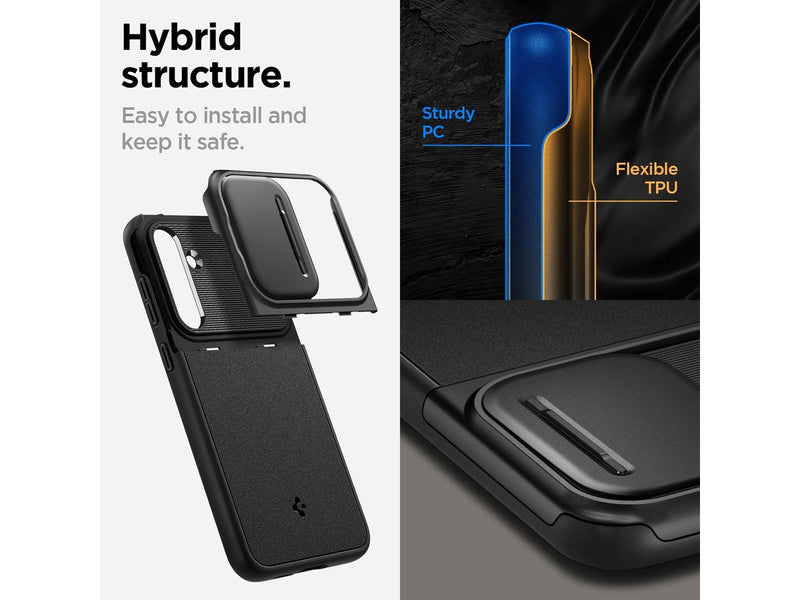 Spigen Optik Armor - black - Samsung Galaxy S23 FE