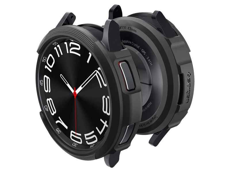 Spigen Liquid Air - matte black - Samsung Galaxy Watch6 Classic 43mm