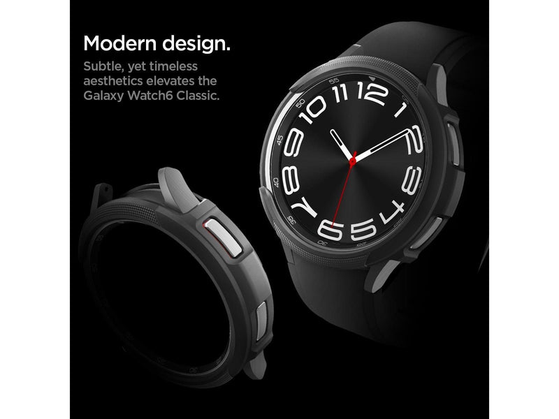 Spigen Liquid Air - matte black - Samsung Galaxy Watch6 Classic 43mm