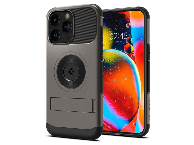 Spigen Slim Armor MagSafe - gunmetal - iPhone 15 Pro Max