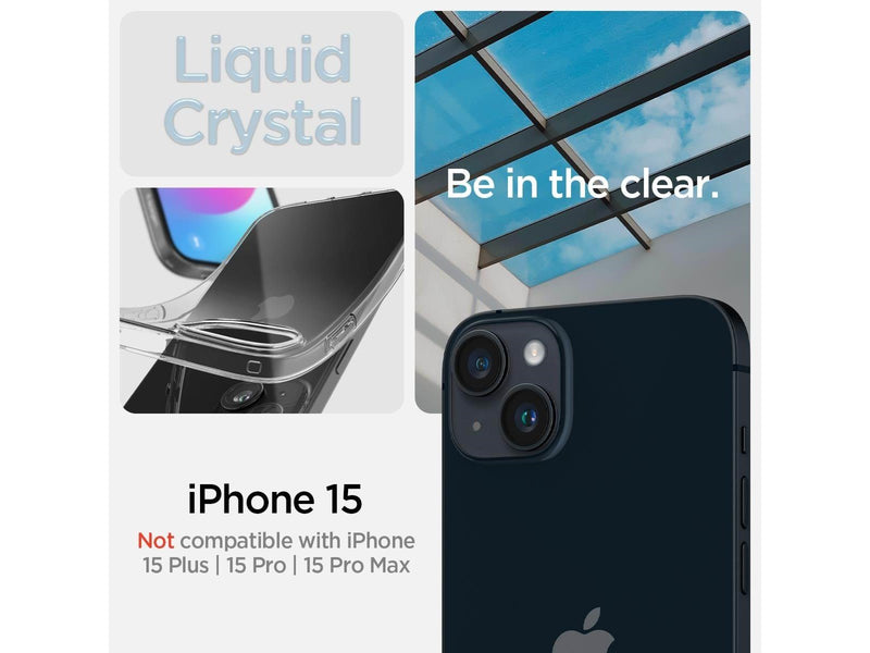 Spigen Crystal Flex - crystal clear - iPhone 15