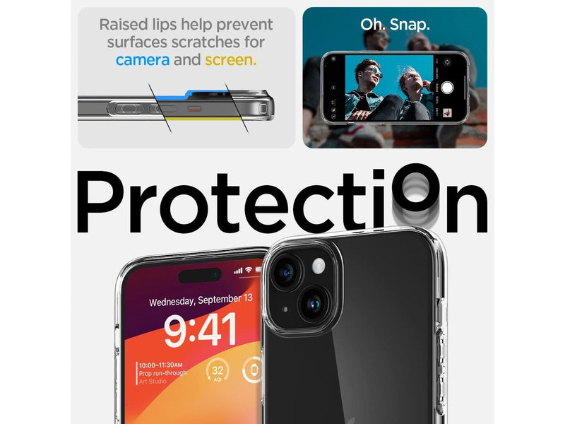 Spigen Crystal Flex - crystal clear - iPhone 15