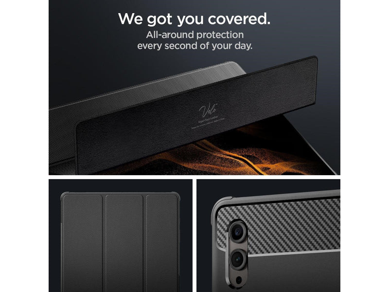 Spigen Rugged Armor Pro - black - Samsung Galaxy Tab S10/S9/S8 Ultra
