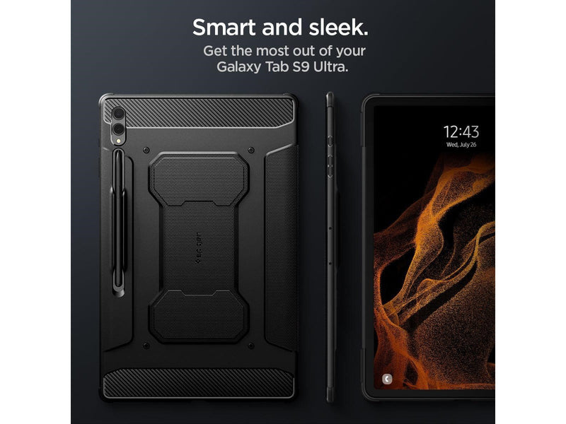 Spigen Rugged Armor Pro - black - Samsung Galaxy Tab S10/S9/S8 Ultra