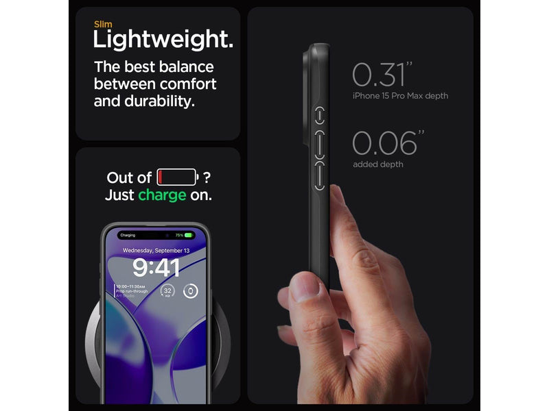 Spigen Thin Fit - black - iPhone 15 Pro Max