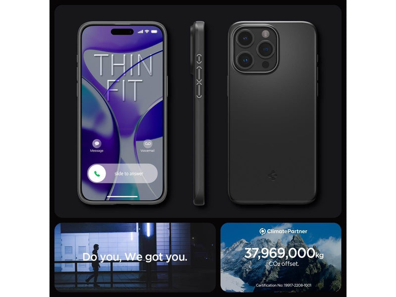 Spigen Thin Fit - black - iPhone 15 Pro Max