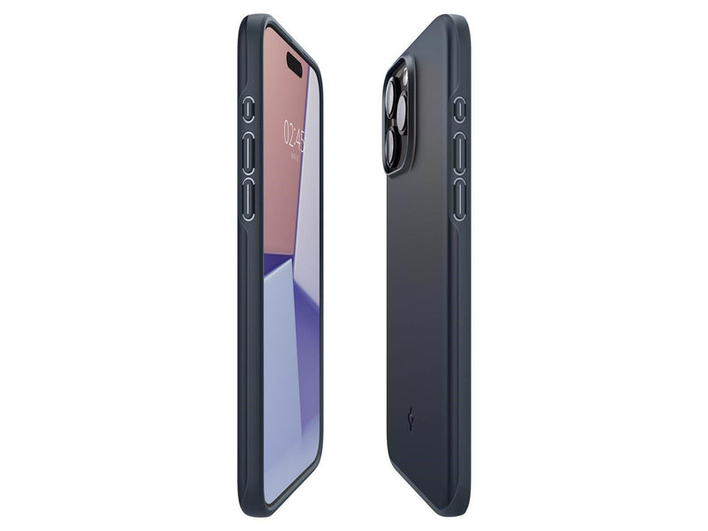 Spigen Thin Fit - metal slate - iPhone 15 Pro Max